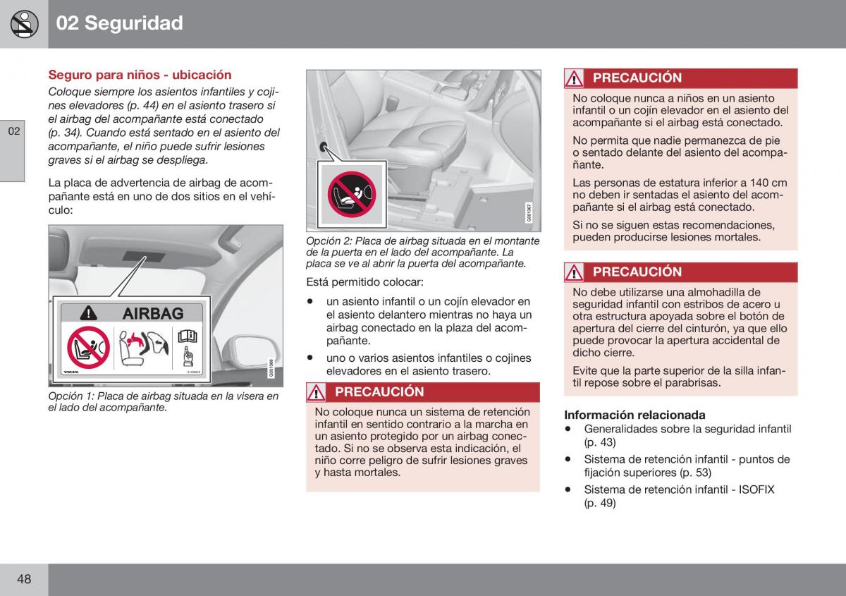 Volvo S60 II 2 manual del propietario / page 50