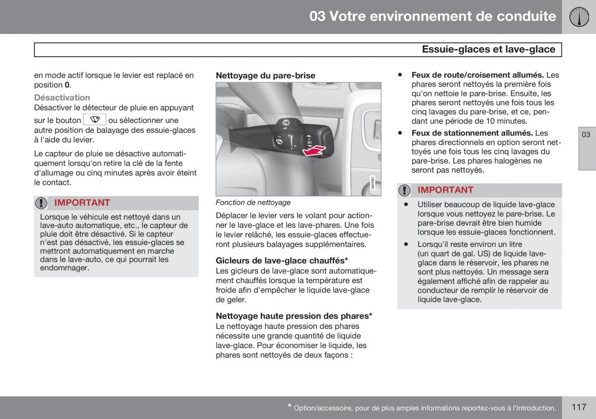 Volvo S60 II 2 manuel du proprietaire / page 119