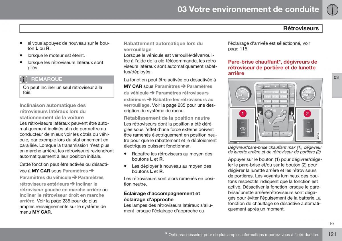 Volvo S60 II 2 manuel du proprietaire / page 123