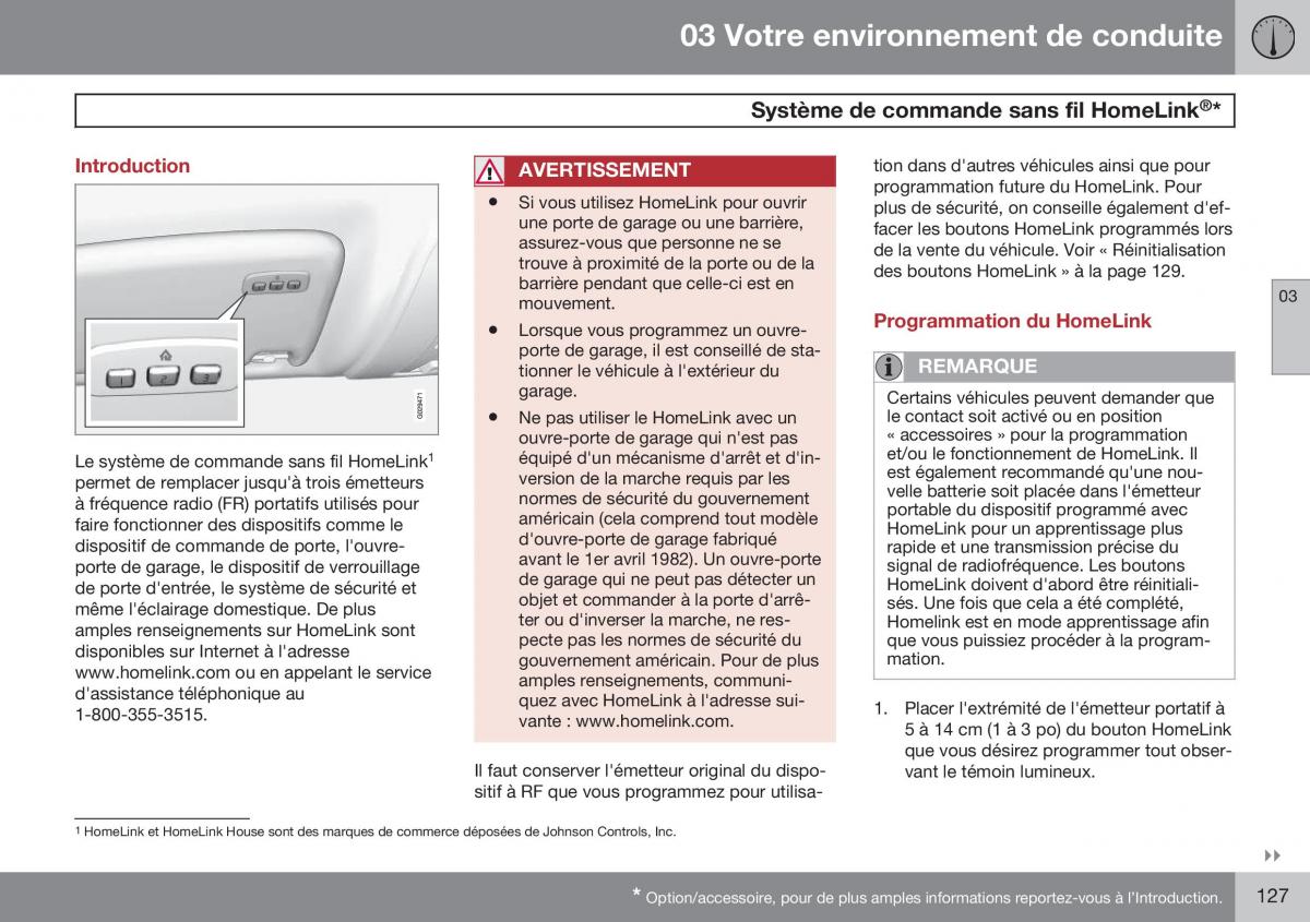 Volvo S60 II 2 manuel du proprietaire / page 129