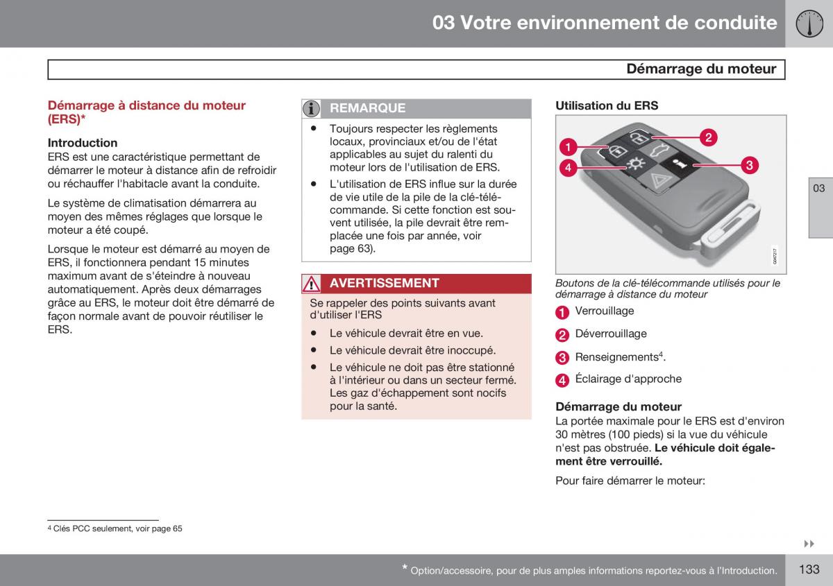 Volvo S60 II 2 manuel du proprietaire / page 135