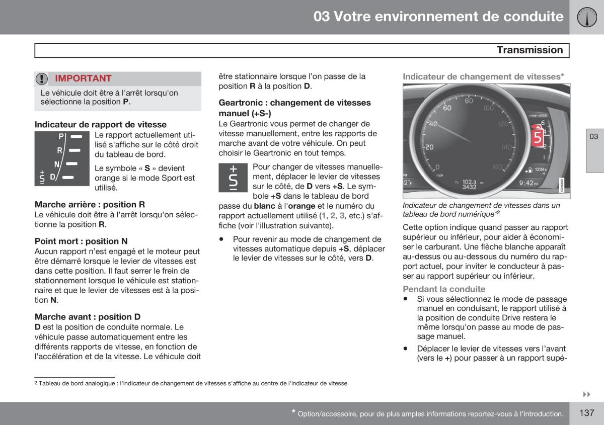 Volvo S60 II 2 manuel du proprietaire / page 139