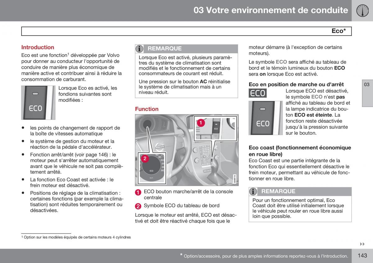 Volvo S60 II 2 manuel du proprietaire / page 145