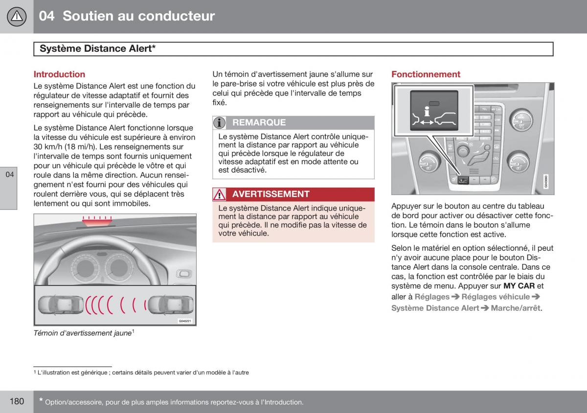 Volvo S60 II 2 manuel du proprietaire / page 182