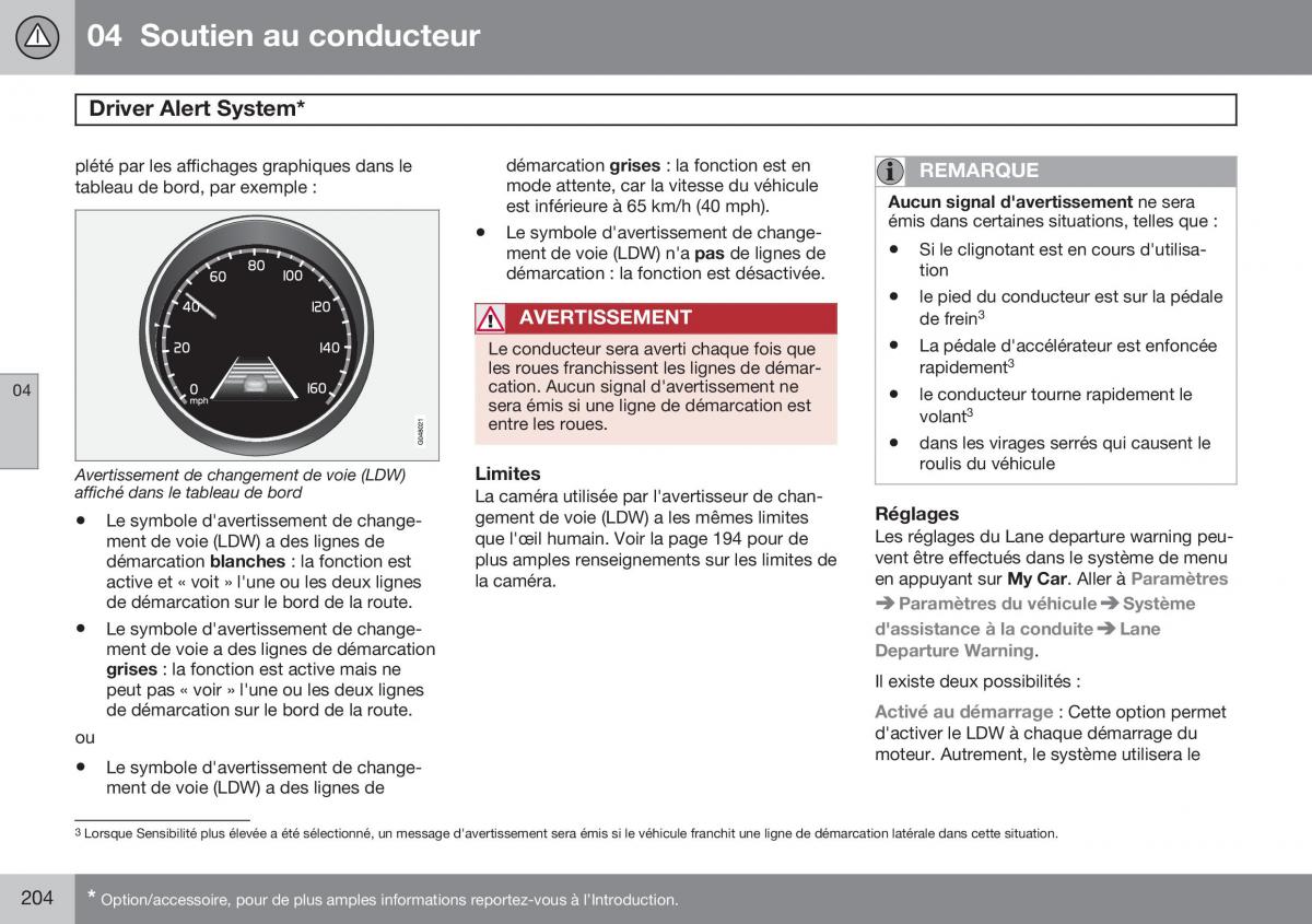 Volvo S60 II 2 manuel du proprietaire / page 206