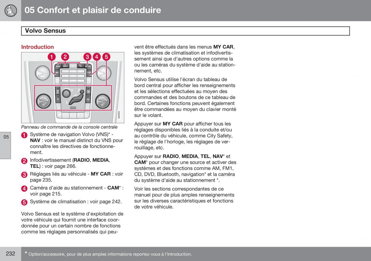 Volvo S60 II 2 manuel du proprietaire / page 234