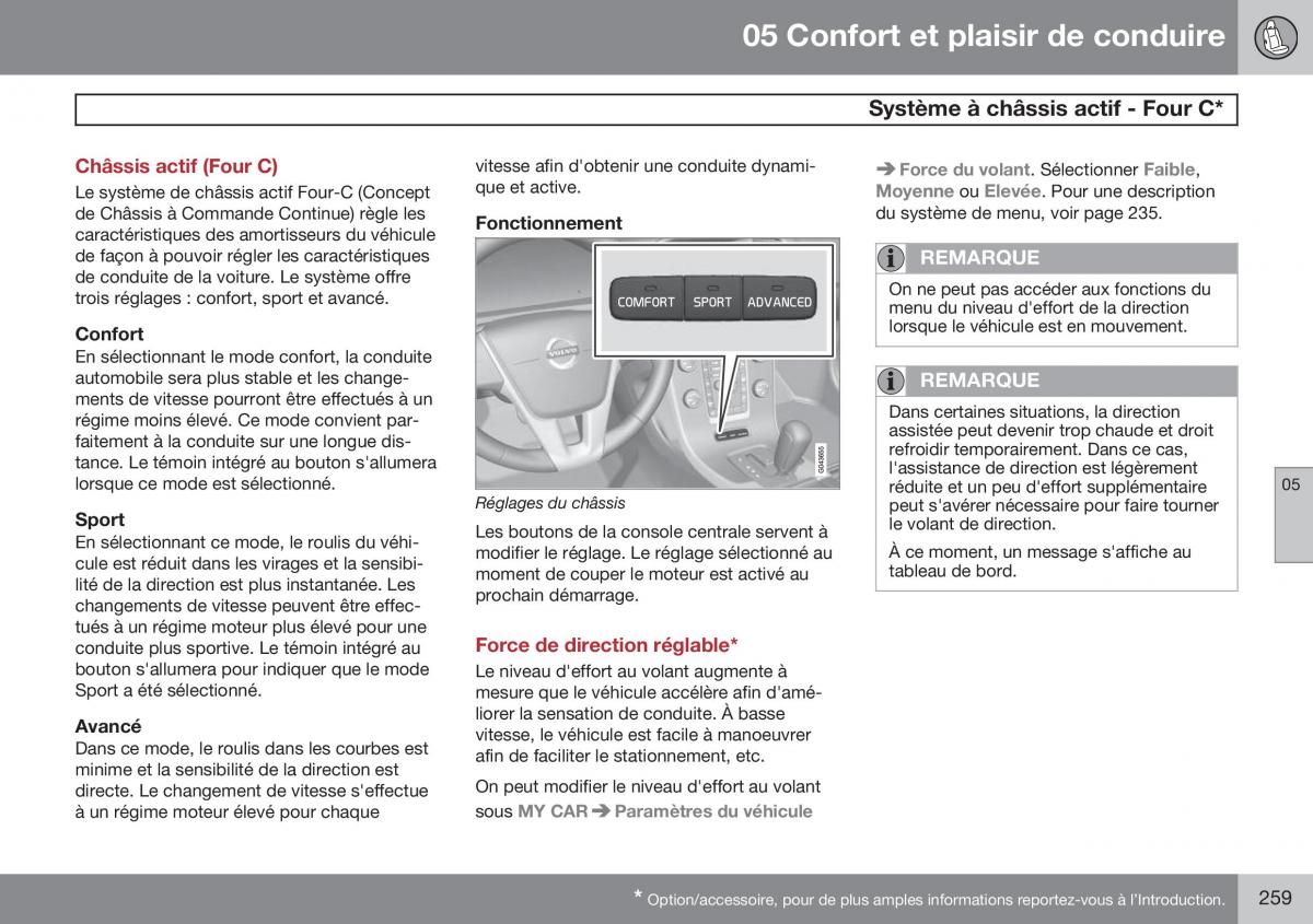 Volvo S60 II 2 manuel du proprietaire / page 261