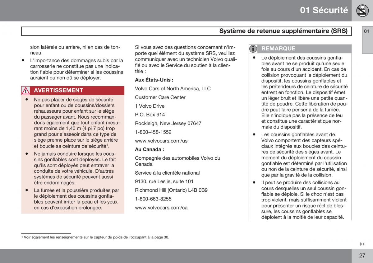 Volvo S60 II 2 manuel du proprietaire / page 29