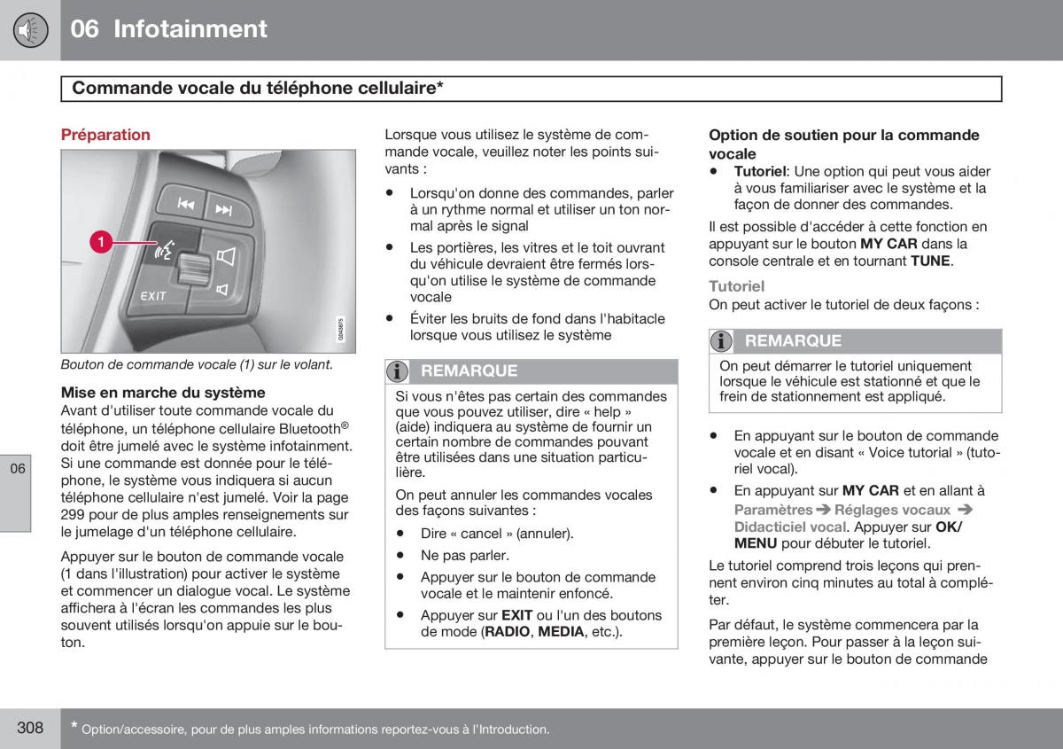 Volvo S60 II 2 manuel du proprietaire / page 310