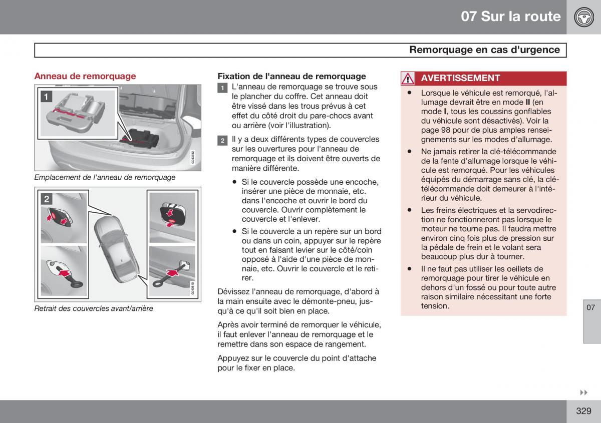 Volvo S60 II 2 manuel du proprietaire / page 331