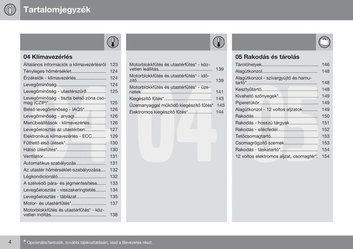 Volvo S60 II 2 Kezelesi utmutato / page 6