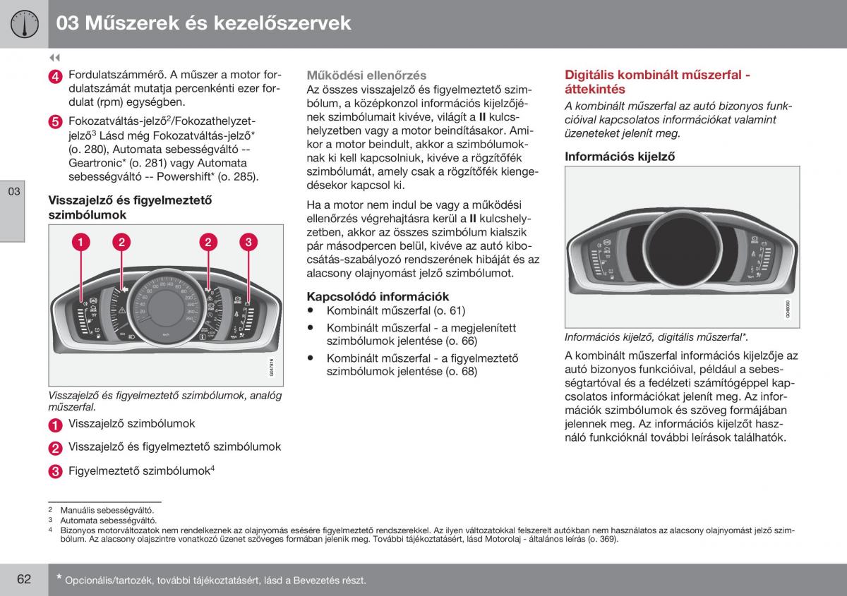 Volvo S60 II 2 Kezelesi utmutato / page 64