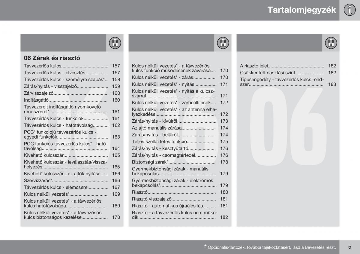 Volvo S60 II 2 Kezelesi utmutato / page 7