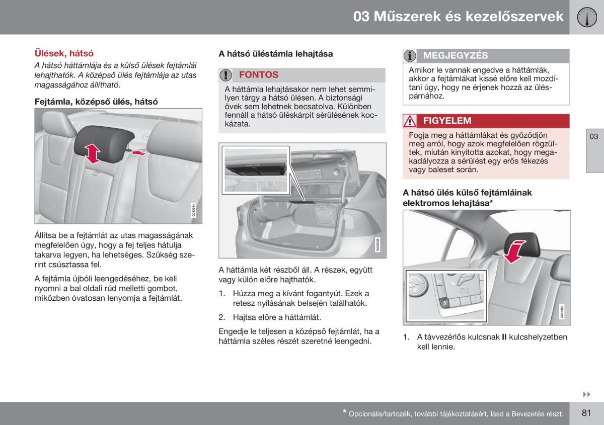 Volvo S60 II 2 Kezelesi utmutato / page 83