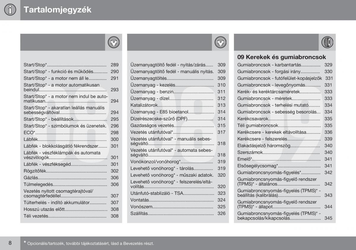 Volvo S60 II 2 Kezelesi utmutato / page 10