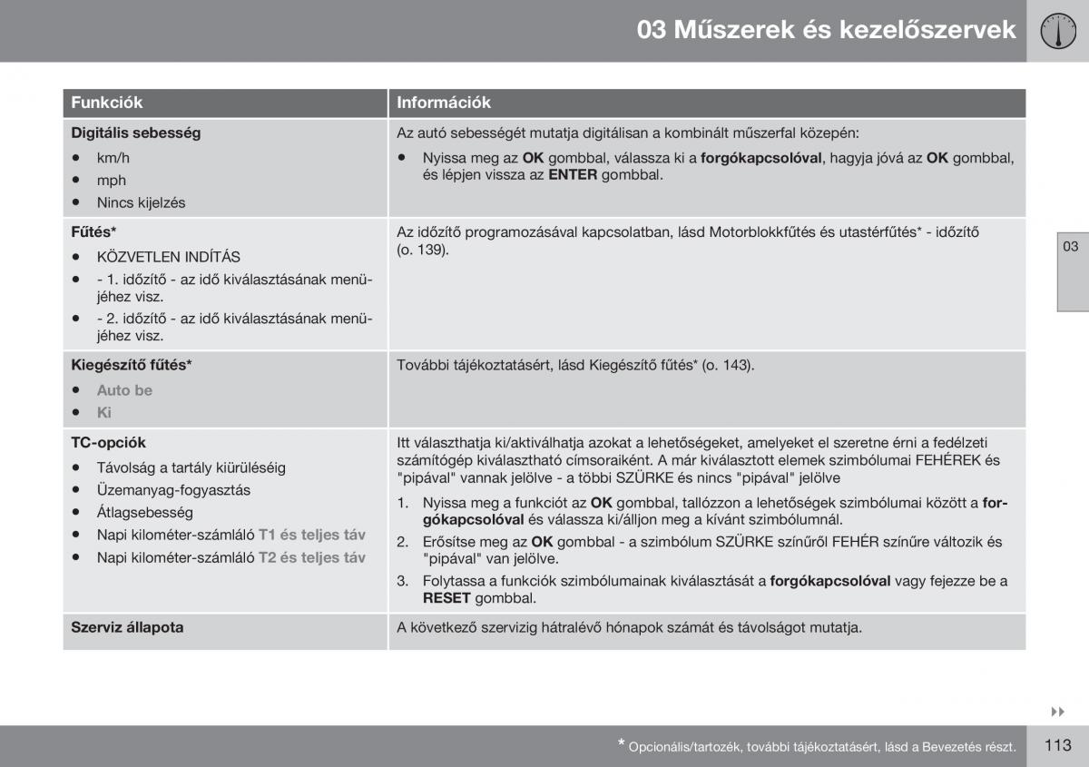 Volvo S60 II 2 Kezelesi utmutato / page 115