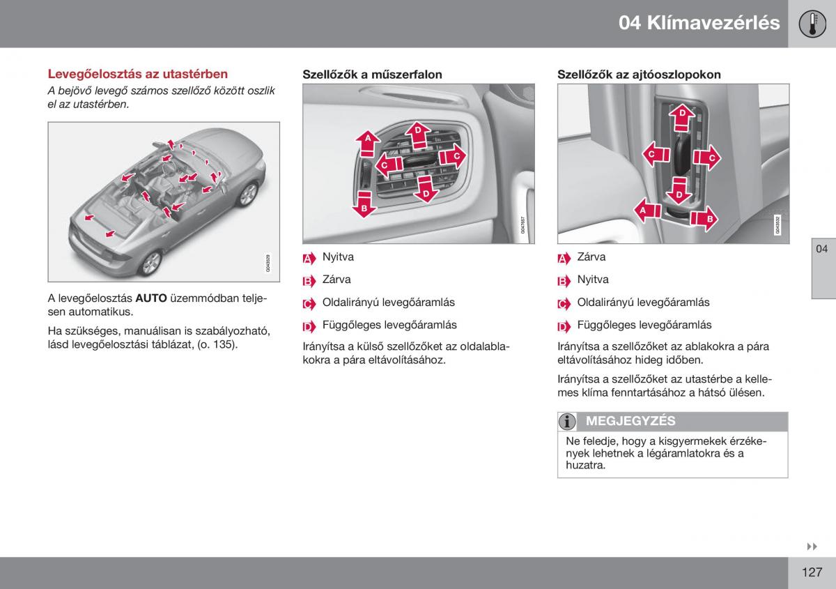 Volvo S60 II 2 Kezelesi utmutato / page 129