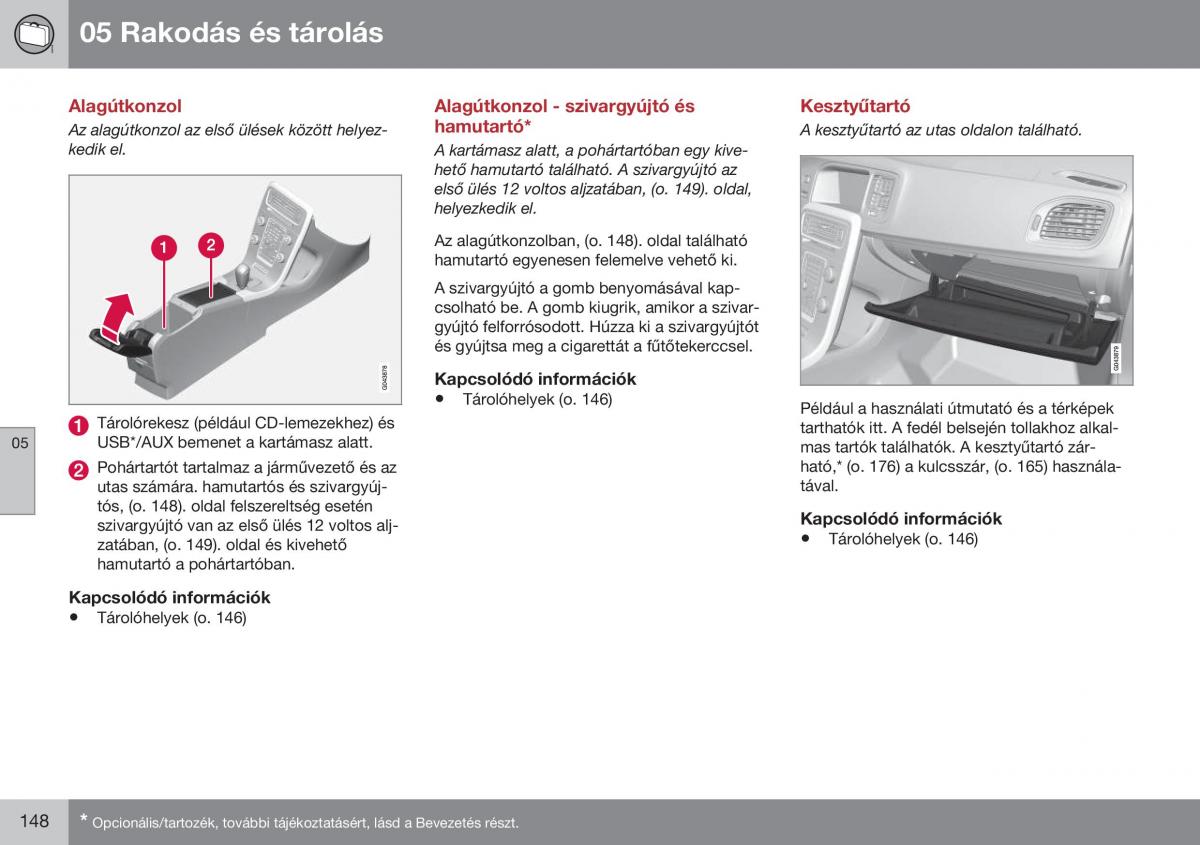 Volvo S60 II 2 Kezelesi utmutato / page 150