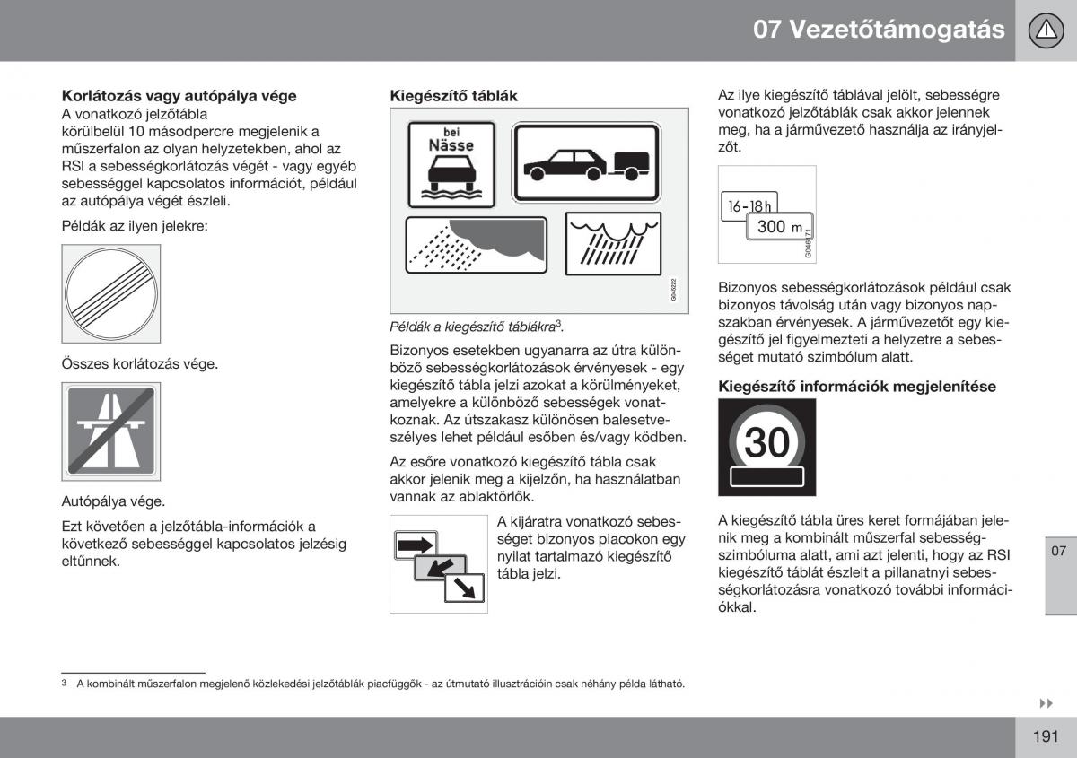 Volvo S60 II 2 Kezelesi utmutato / page 193