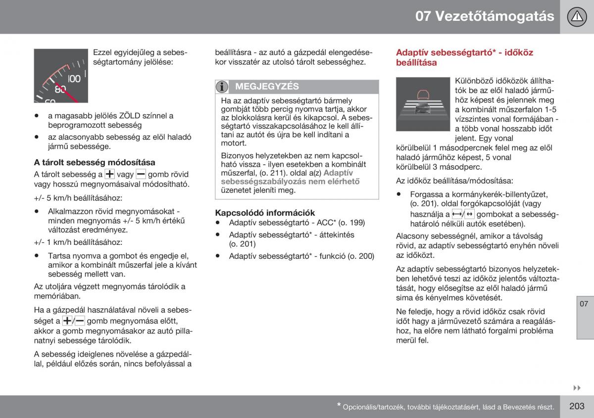 Volvo S60 II 2 Kezelesi utmutato / page 205