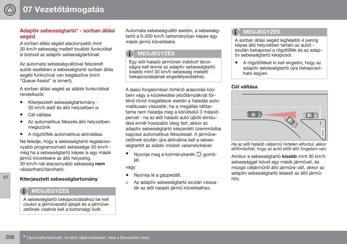 Volvo S60 II 2 Kezelesi utmutato / page 208