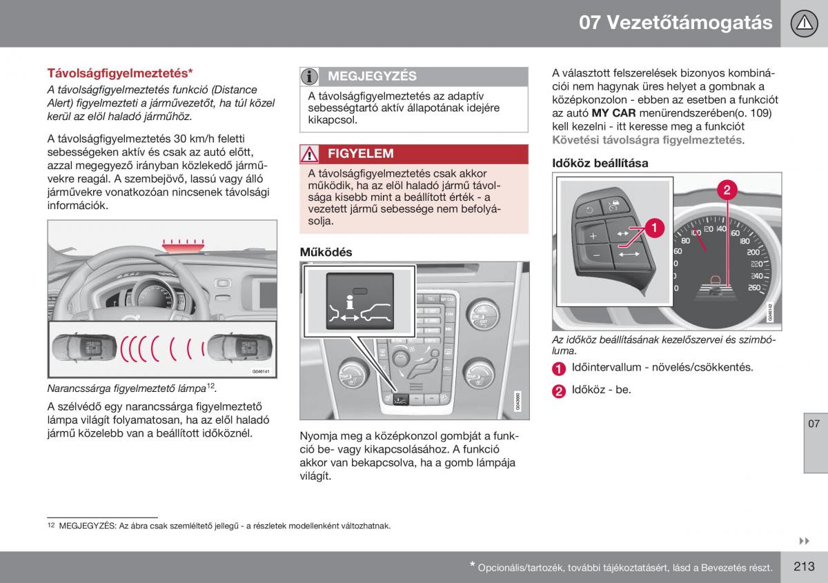 Volvo S60 II 2 Kezelesi utmutato / page 215