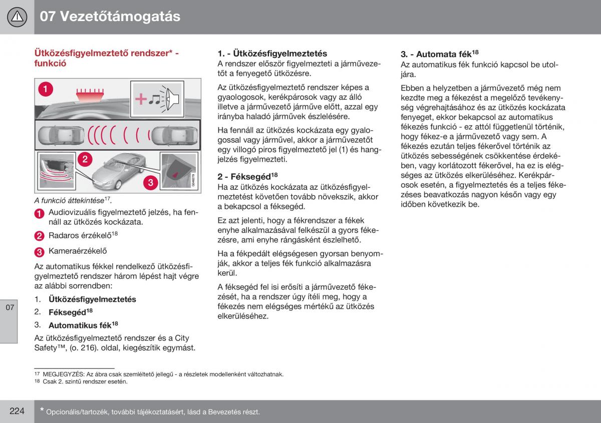 Volvo S60 II 2 Kezelesi utmutato / page 226