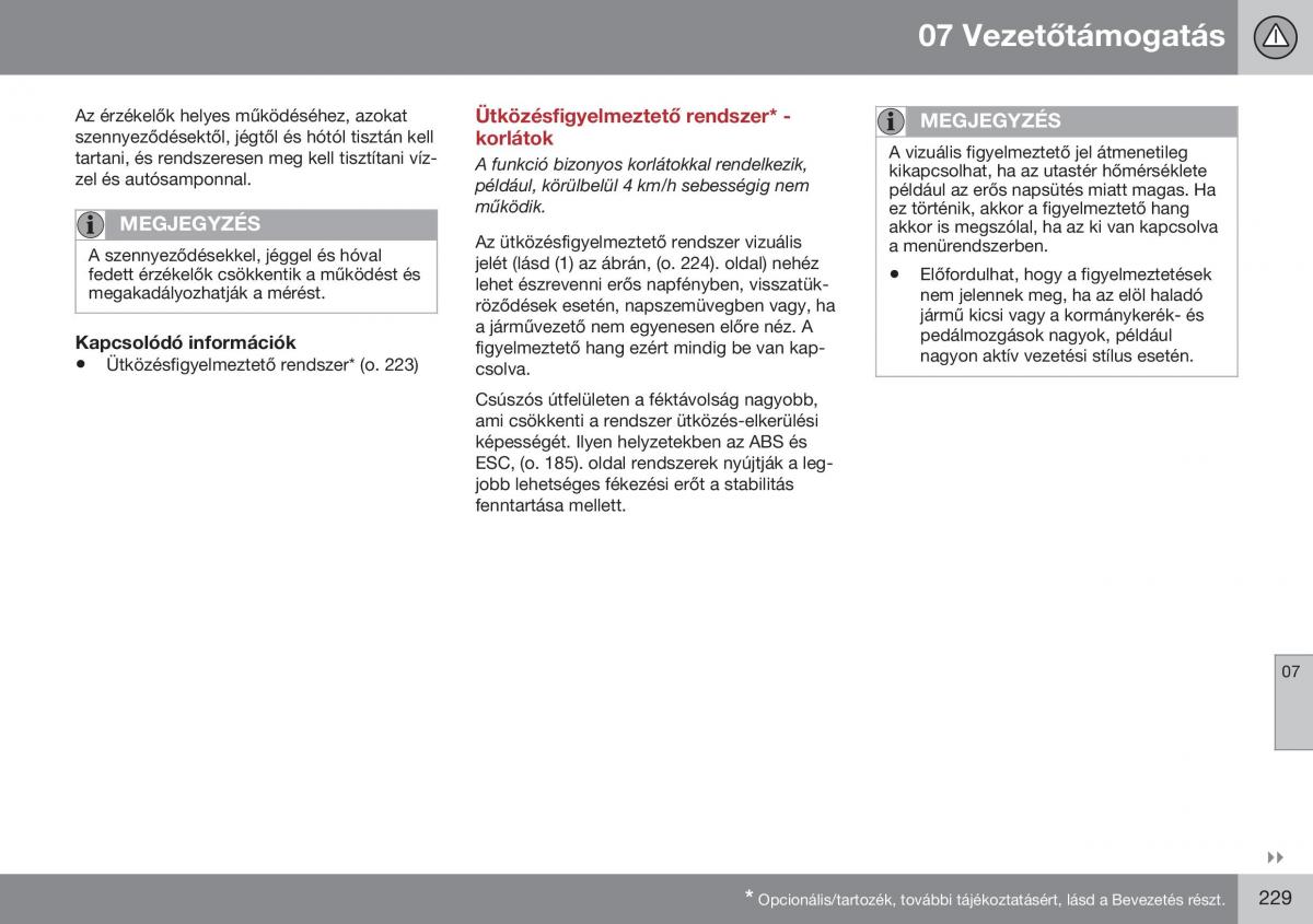 Volvo S60 II 2 Kezelesi utmutato / page 231