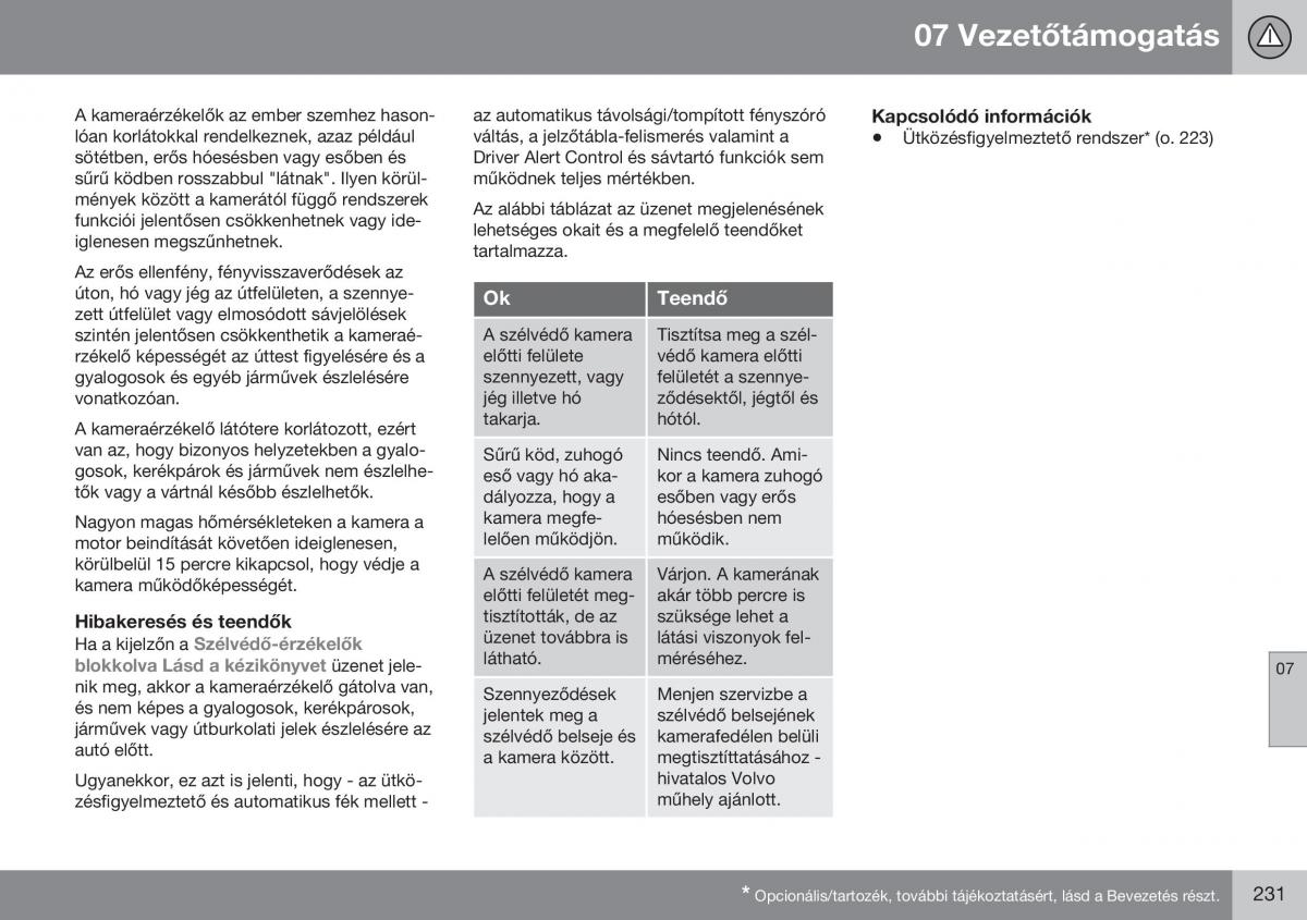 Volvo S60 II 2 Kezelesi utmutato / page 233