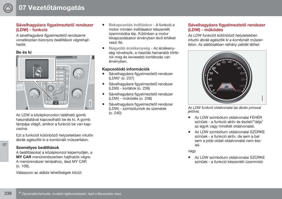 Volvo S60 II 2 Kezelesi utmutato / page 240