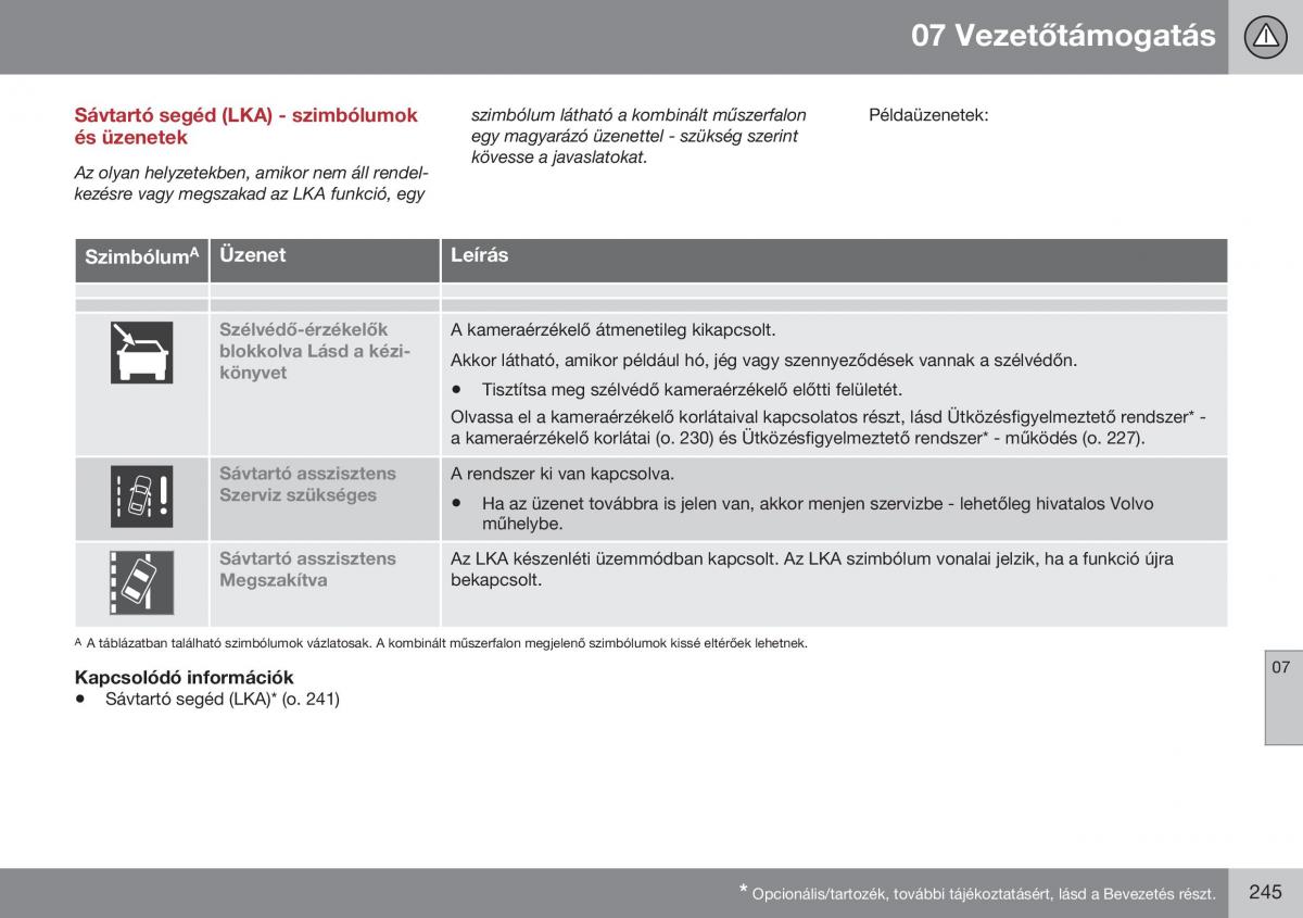 Volvo S60 II 2 Kezelesi utmutato / page 247