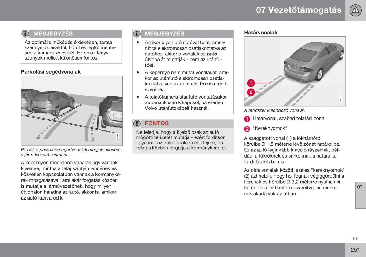 Volvo S60 II 2 Kezelesi utmutato / page 253