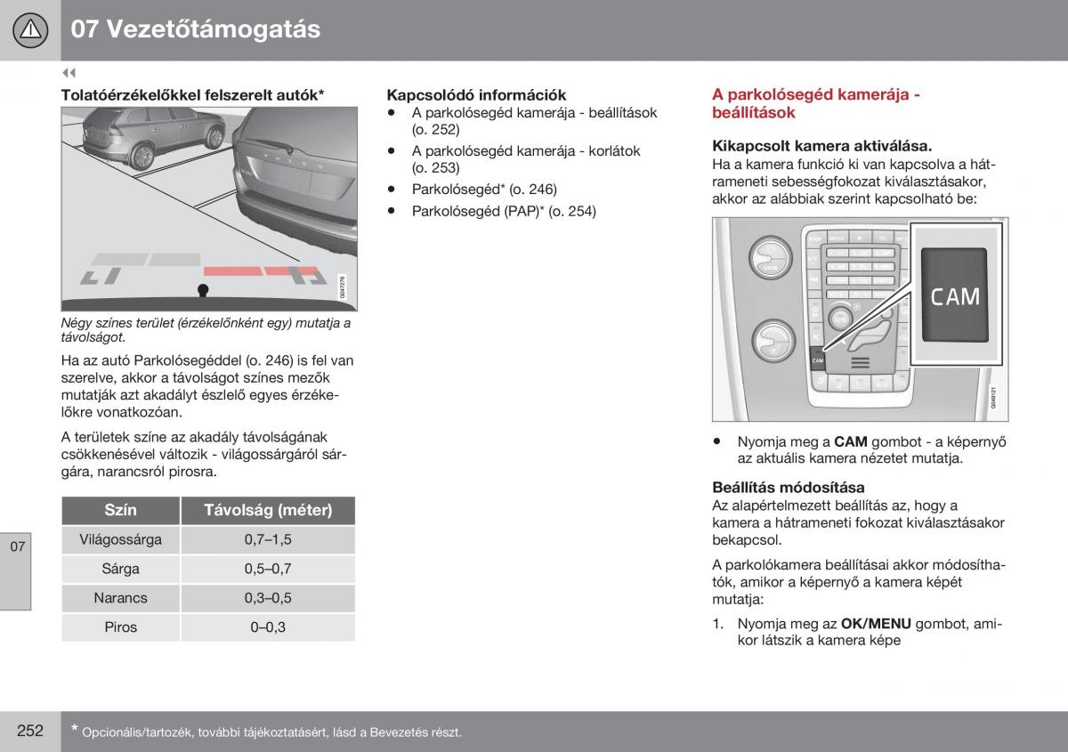 Volvo S60 II 2 Kezelesi utmutato / page 254