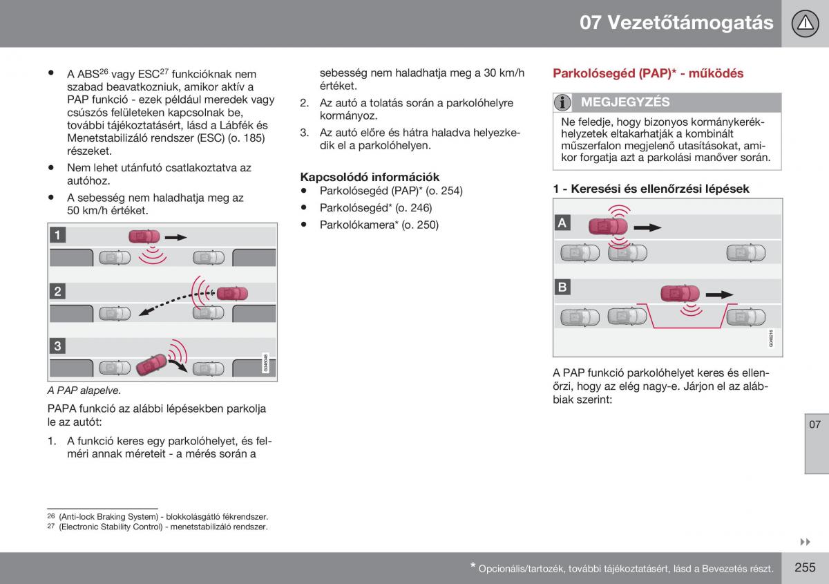 Volvo S60 II 2 Kezelesi utmutato / page 257