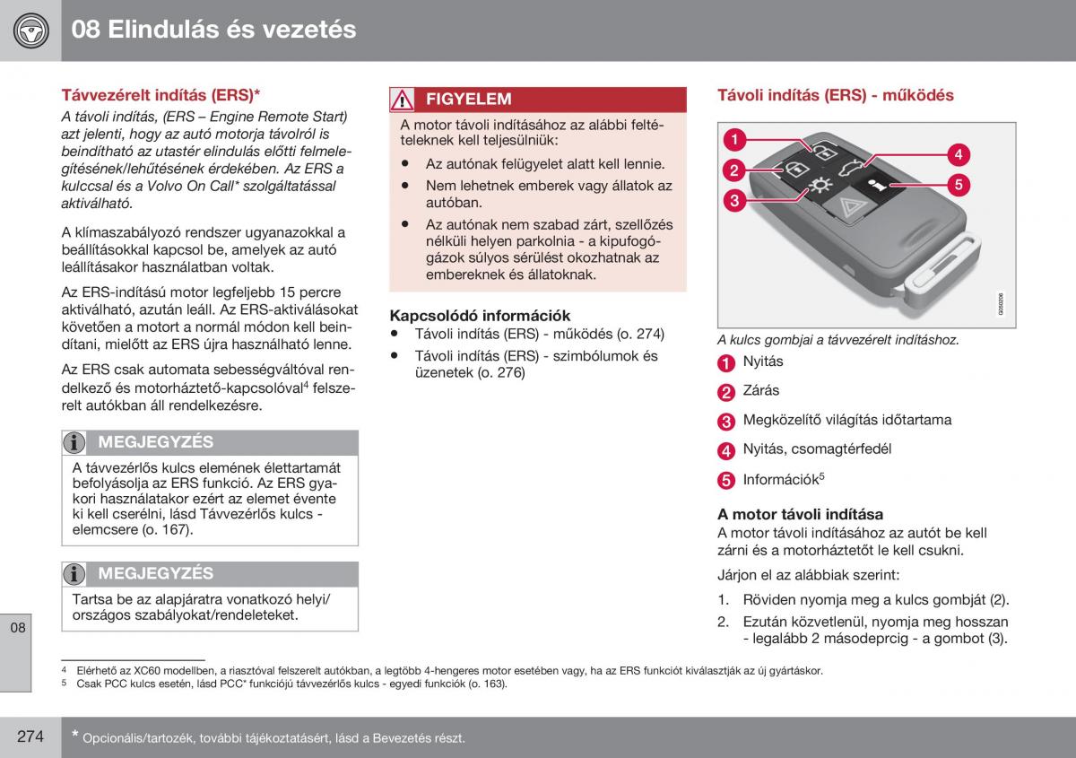 Volvo S60 II 2 Kezelesi utmutato / page 276