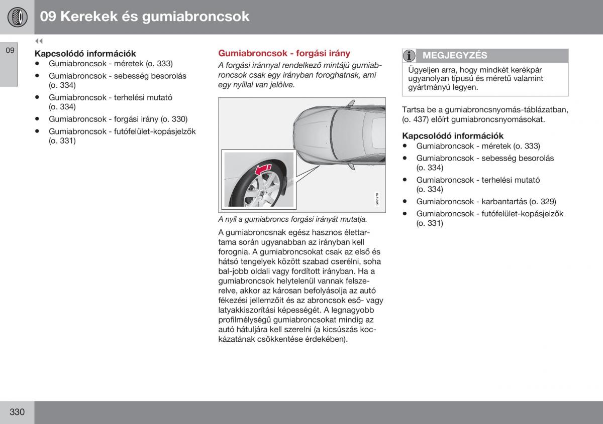 Volvo S60 II 2 Kezelesi utmutato / page 332