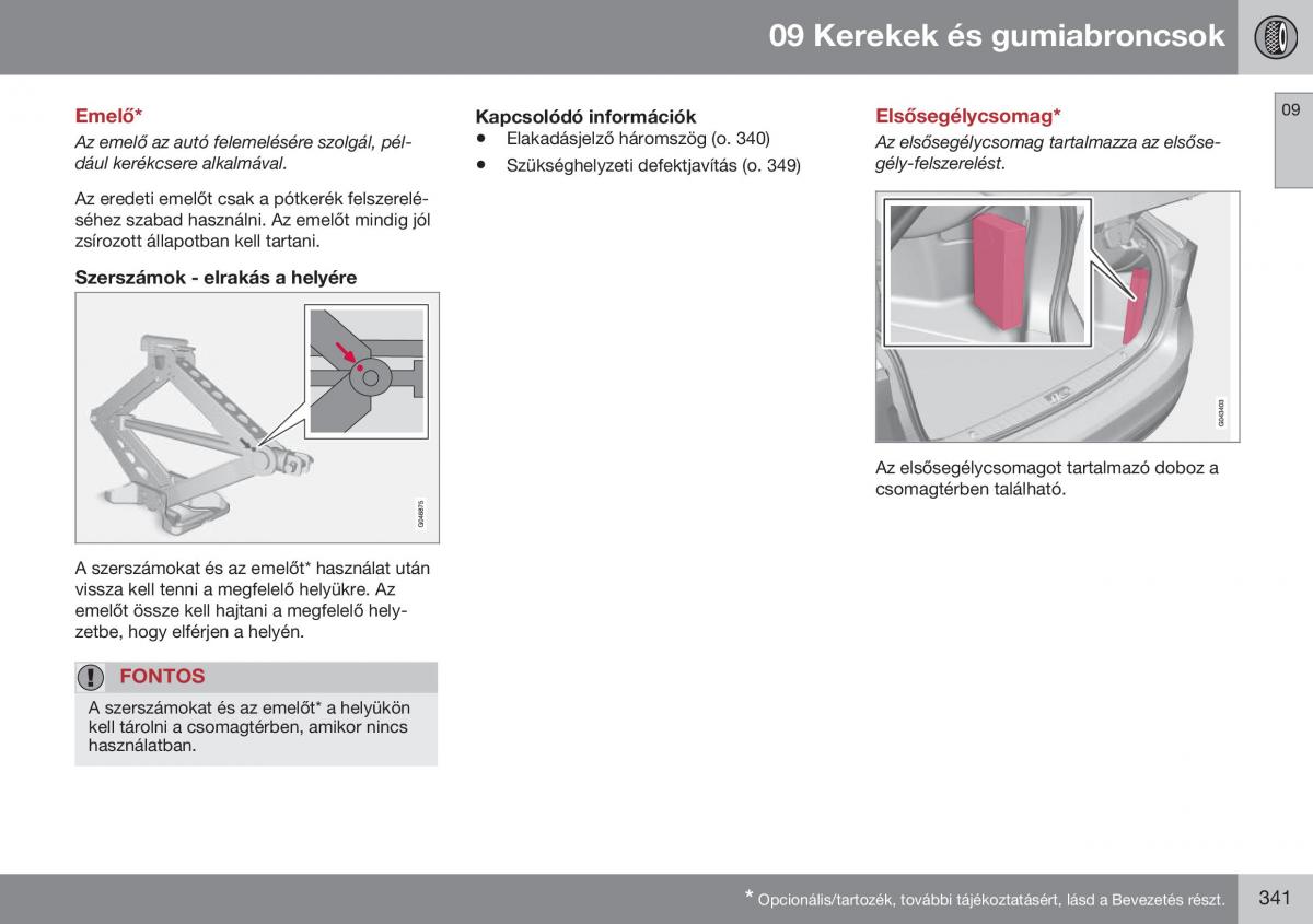 Volvo S60 II 2 Kezelesi utmutato / page 343