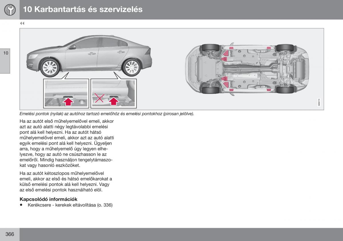 Volvo S60 II 2 Kezelesi utmutato / page 368