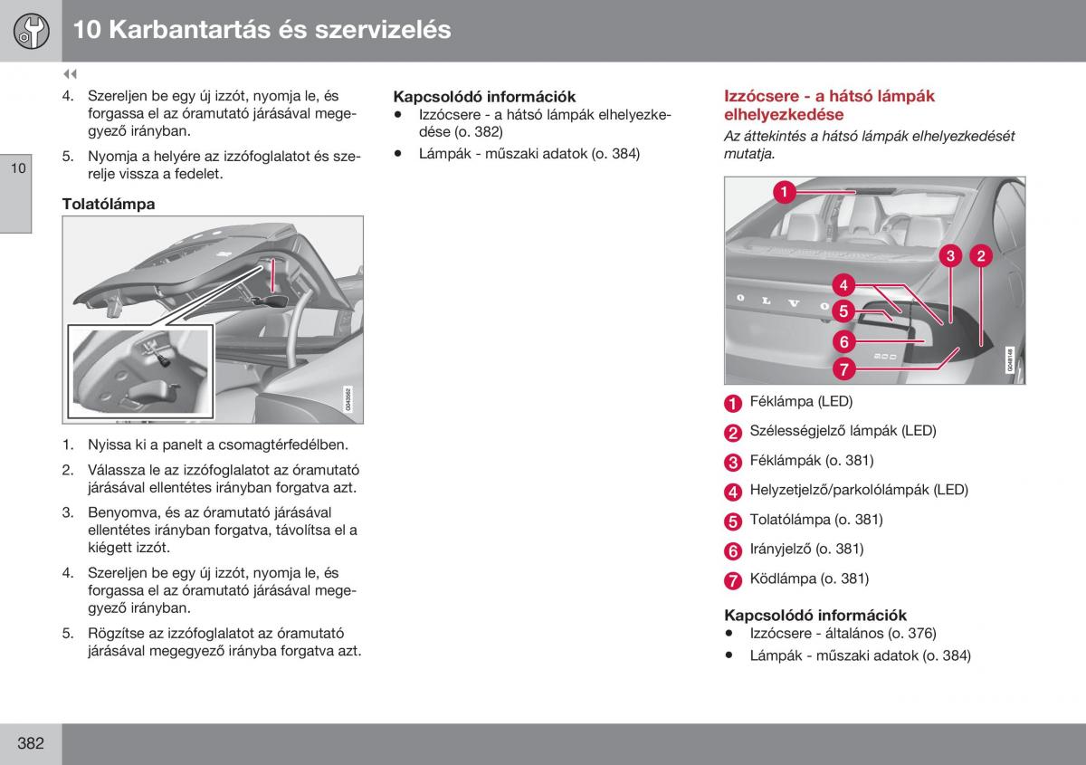 Volvo S60 II 2 Kezelesi utmutato / page 384