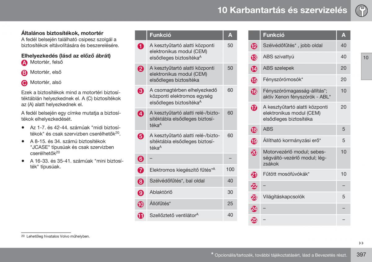 Volvo S60 II 2 Kezelesi utmutato / page 399