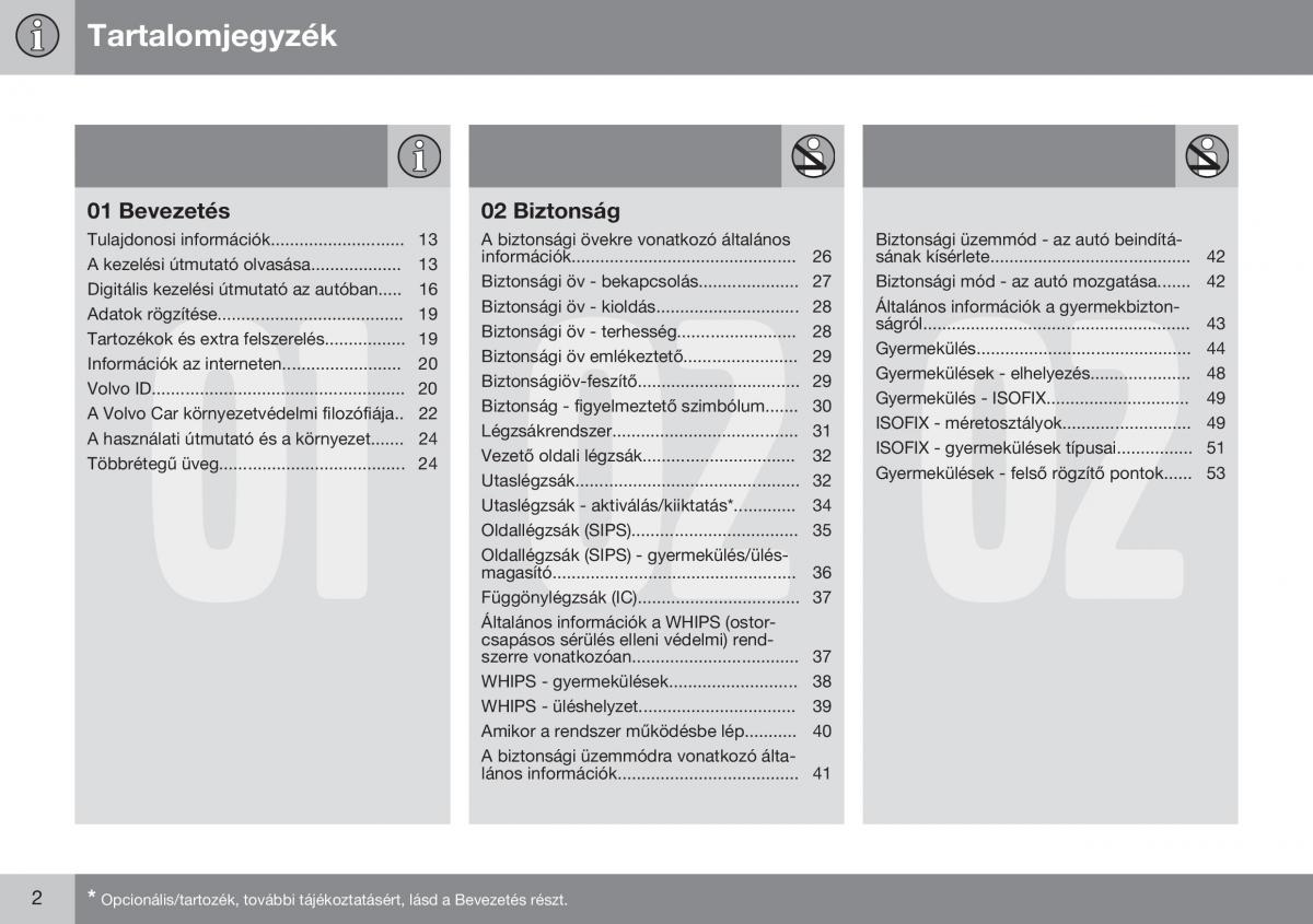 Volvo S60 II 2 Kezelesi utmutato / page 4