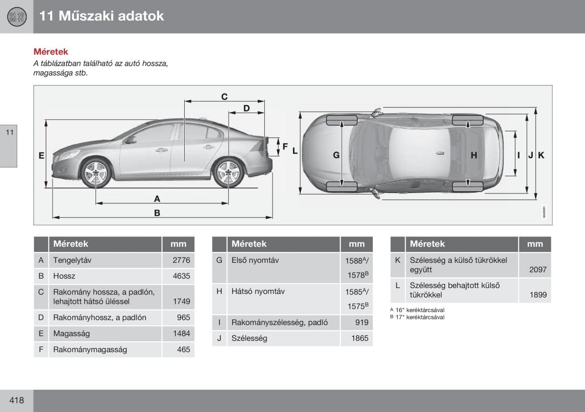 Volvo S60 II 2 Kezelesi utmutato / page 420