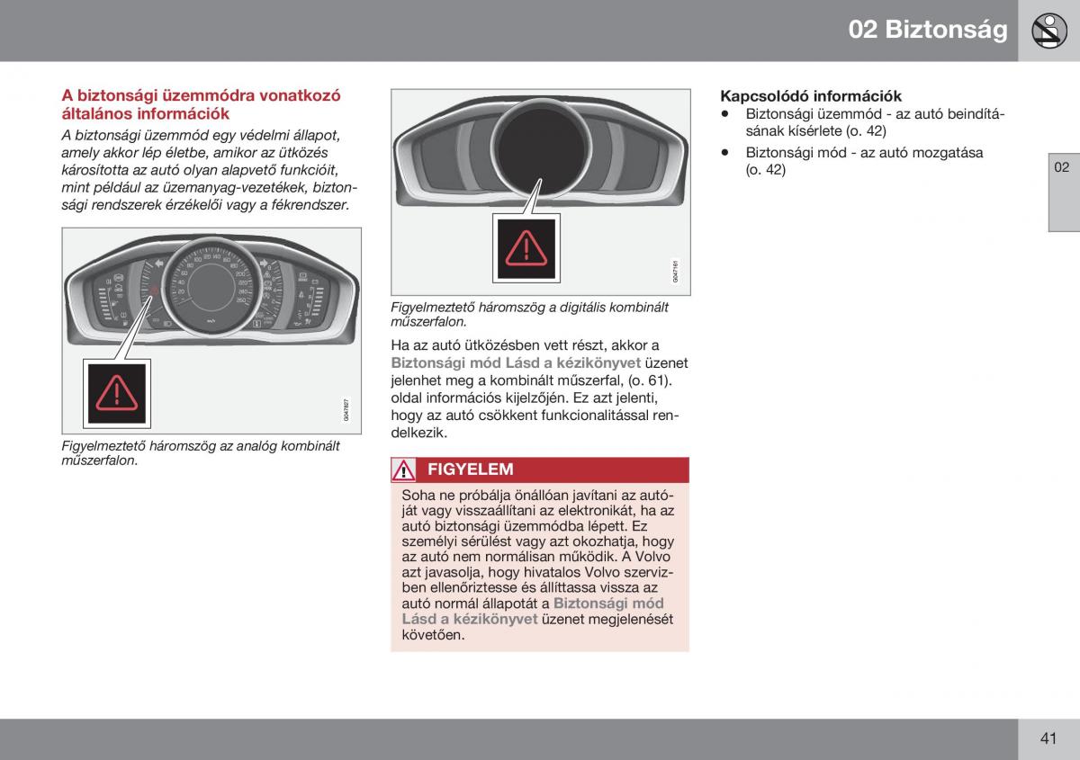 Volvo S60 II 2 Kezelesi utmutato / page 43