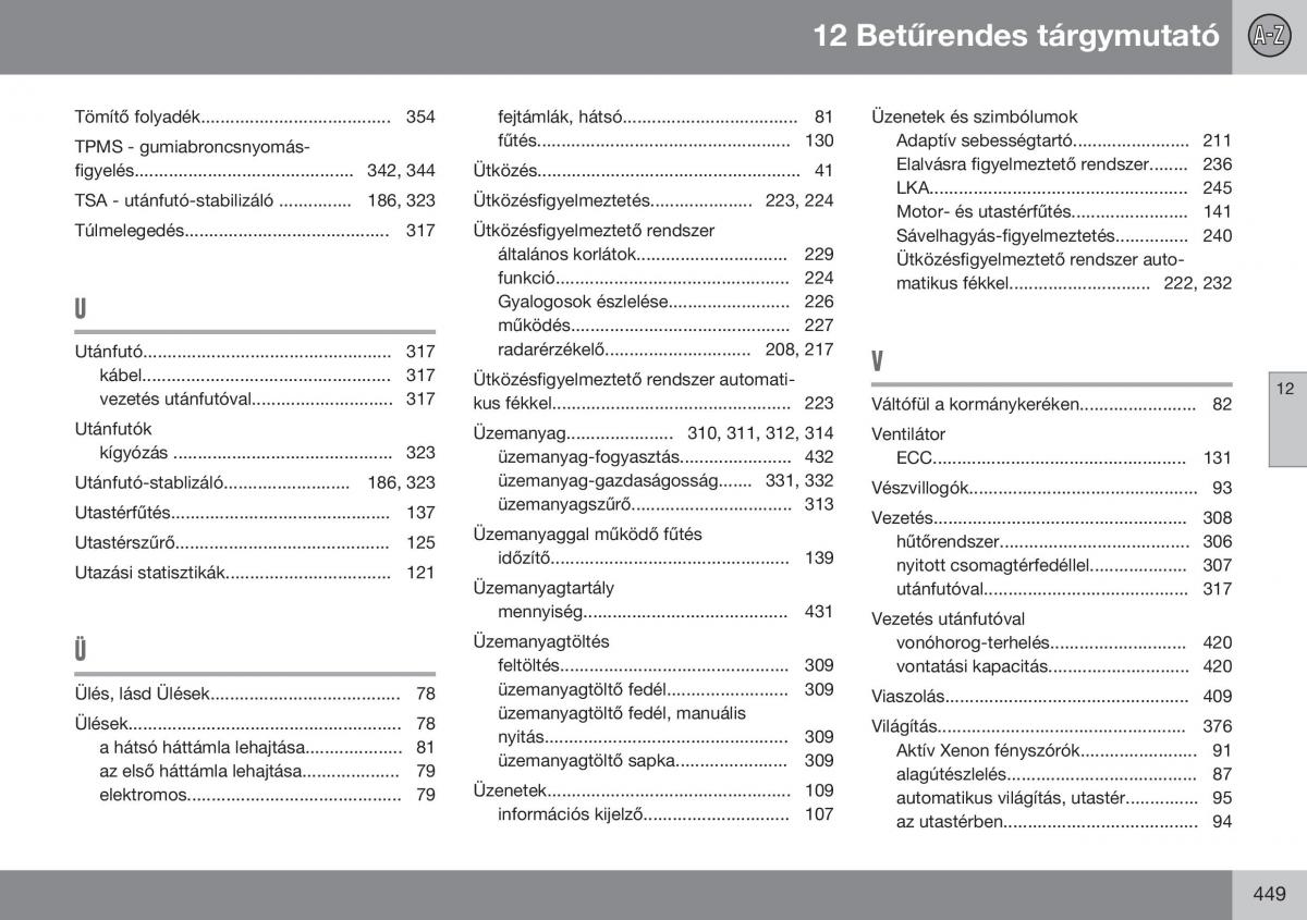 Volvo S60 II 2 Kezelesi utmutato / page 451