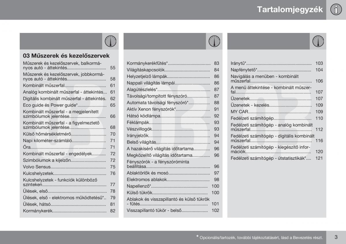 Volvo S60 II 2 Kezelesi utmutato / page 5