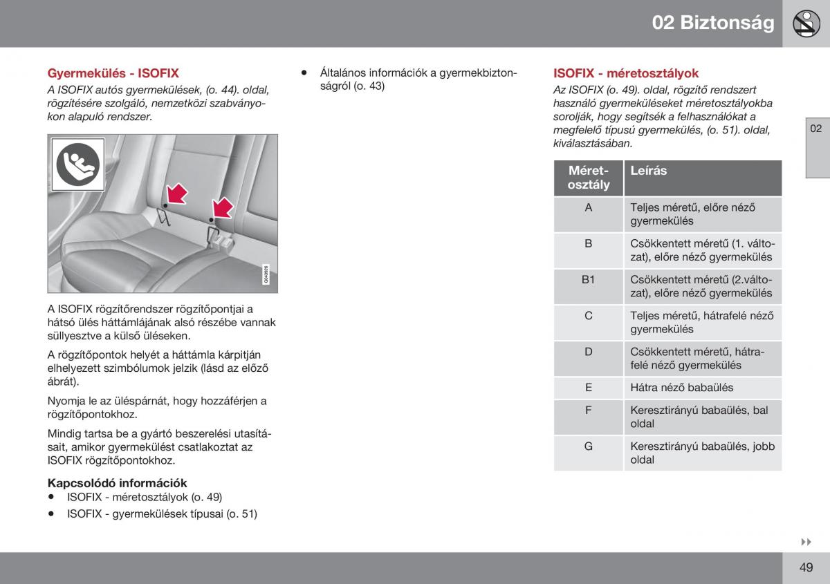 Volvo S60 II 2 Kezelesi utmutato / page 51