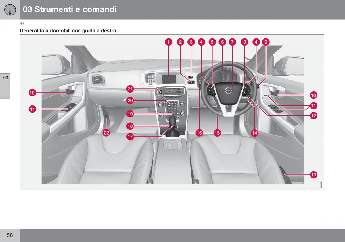 Volvo S60 II 2 manuale del proprietario / page 60