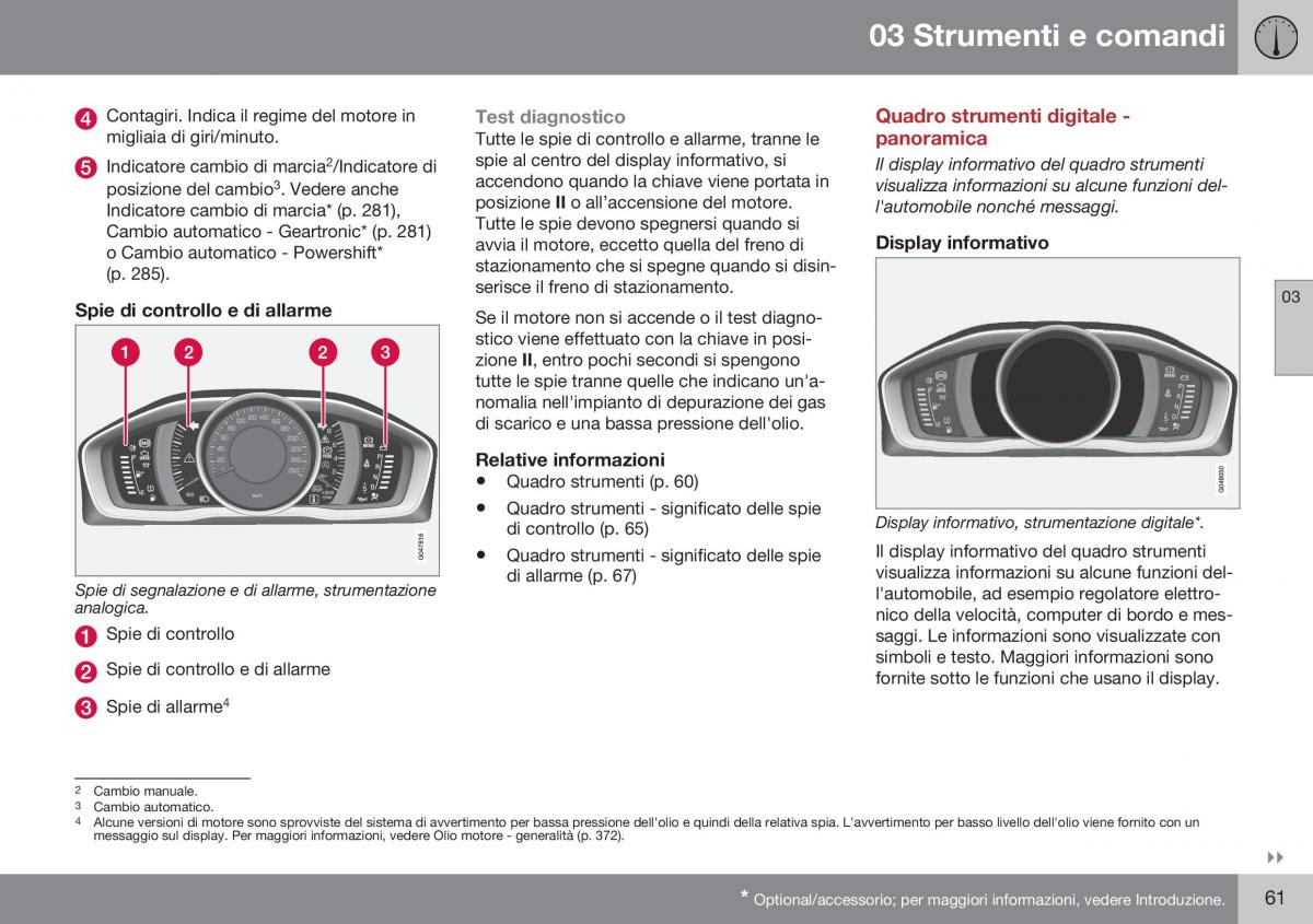 Volvo S60 II 2 manuale del proprietario / page 63