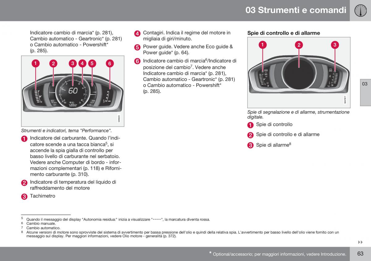 Volvo S60 II 2 manuale del proprietario / page 65