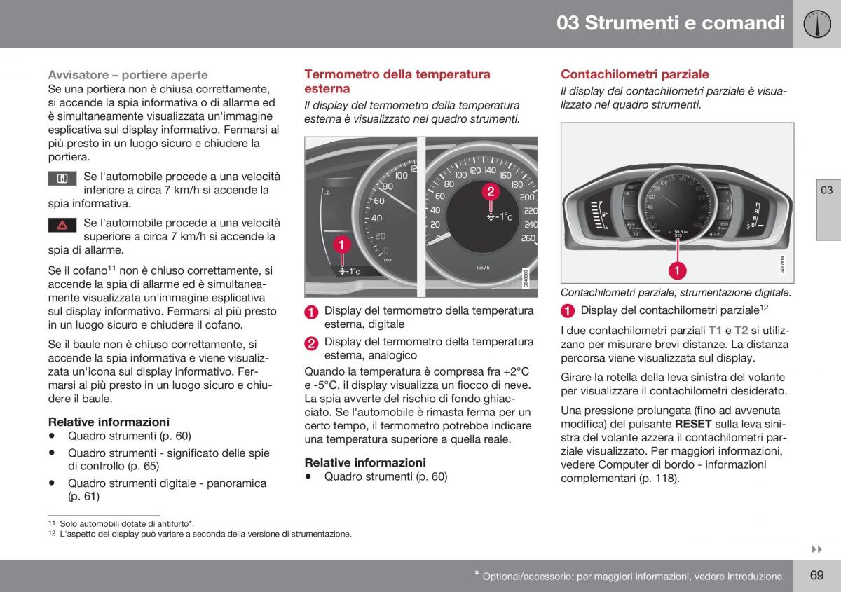 Volvo S60 II 2 manuale del proprietario / page 71